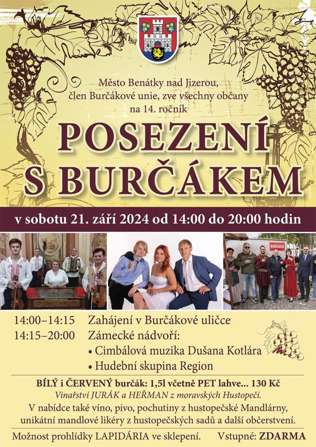 Program akce Posezení s burčákem